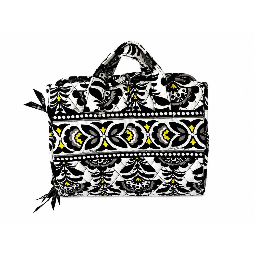 Vera Bradley Fanfare Trifold Hanging Toiletry Bag Makeup Organizer Travel